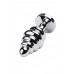 Toyfa | Анальная пробка-Silver anal plug with blue gem. Цена 496 грн. Фото: 2