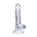 Toyfa | Фалоімітатор - Flexible dildo A-Toys Paret, transparent, 18 cm. Ціна 502 грн. Фото: 2