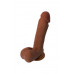 Toyfa | Фалоімітатор - RealStick Elite Mulatto, Realistic dildo with sucction cup, mulat, 21 cm. Ціна 1731 грн. Фото: 3
