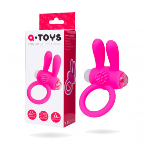 Toyfa | Ерекційне кільце на пеніс Toyfa A-Toys, силікон, рожевий, ø 2,5 см. Ціна: 352 грн