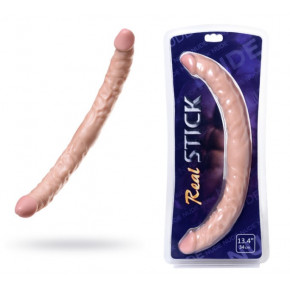Toyfa | Двусторонний фаллоимитатор Toyfa Realstick Nude реалистичный, PVC, телесный, 34 см. Цена: 766 грн