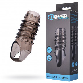 Toyfa | Насадка Toyfa XLover, для збільшення розміру, TPE, чорна прозора, 10,5 см. Ціна: 270 грн