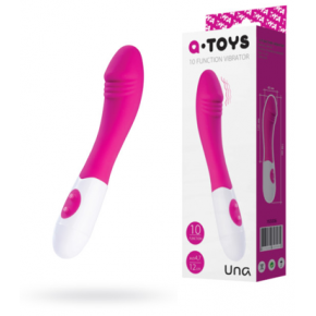 Toyfa | Нереалистичный вибратор Toyfa A-Toys Una, силикон, розовый, 19,8 см. Цена: 468 грн