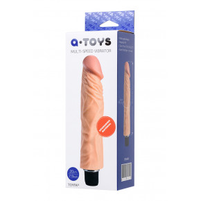 Toyfa | Реалистичный вибратор Toyfa A-Toys, TPE, Multi-Speed, телесный. Цена: 613 грн