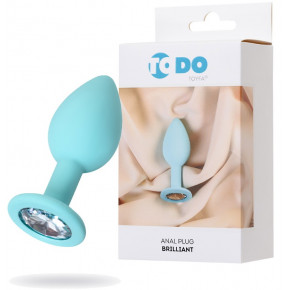 Toyfa | Анальный страз ToDo By Toyfa Brilliant, силикон, мятный, 7 см, ø 2,8 см, 26 г. Цена: 356 грн