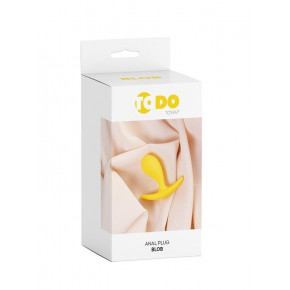 Toyfa | Анальна пробка ToDo by Toyfa Blob, силікон, жовта. Ціна: 235 грн