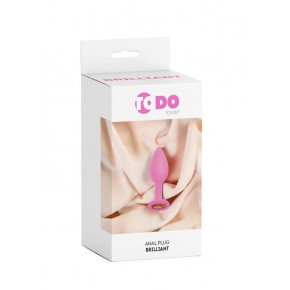Toyfa | Анальный страз ToDo by Toyfa Brilliant, силикон, розовый, 7 см. Цена: 308 грн