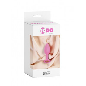 Toyfa | Анальна пробка із кристалом ToDo Brilliant, рожевий. Ціна: 380 грн