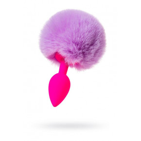 Toyfa | Анальная втулка с хвостом Todo By Toyfa Sweet Bunny, силикон, розово-фиолетовый, 13 см, ø 2,8 см. Цена: 425 грн