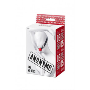 Toyfa | Кляп - Anonymo gag, TPR, red, 64 cm. Ціна: 340 грн