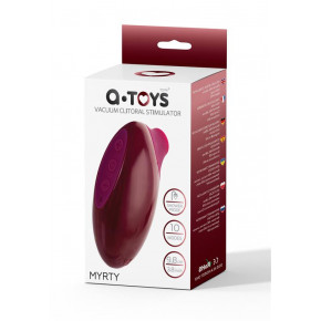 Toyfa | Клиторальный стимулятор A-Toys Myrty Clitoral Stimulator Vacuum, burgundy, 9.8 cm. Цена: 645 грн