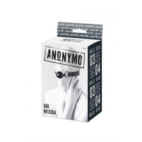 Toyfa | Кляп - Anonymo gag, TPR, black, 64 cm. Ціна: 340 грн