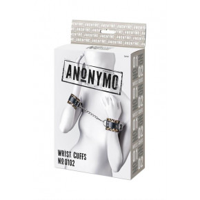 Toyfa | Наручники - Anonymo handcuffs, PU leather, print, 19.5 cm. Цена: 558 грн