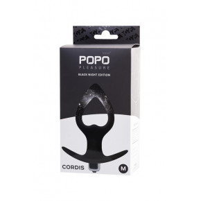 Toyfa | Анальна пробка - TOYFA POPO Pleasure Anal Plug Cordis M Vibro Black. Ціна: 1029 грн