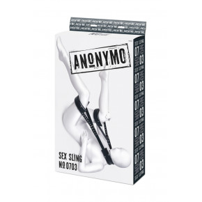 Toyfa | Фиксатор - Anonymo fixing sling, PU leather, black, 145 cm. Цена: 653 грн