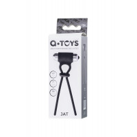 Toyfa | Ерекційна петля - A-Toys Erection enhancing lasso Jat , black, silicone, 14cm. Ціна 284 грн