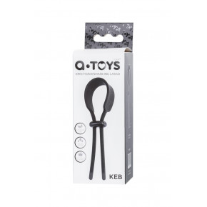Toyfa | Эректильной петля - A-Toys Erection enhancing lasso Keb , black, silicone, 14cm. Цена: 278 грн
