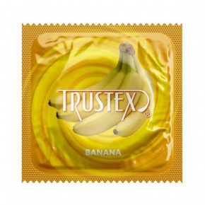 Trustex | Презерватив Trustex Banana с ароматом и вкусом банана (цена за 1 шт.). Ціна: 25 грн
