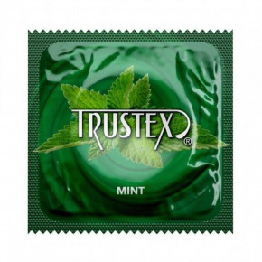 Trustex | Презерватив Trustex Mint с ароматом и вкусом мяты (цена за 1 шт.). Ціна: 25 грн