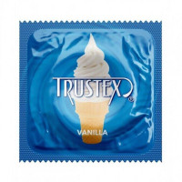 Trustex | Презерватив Trustex Vanilla Lubricated с ароматом и вкусом ванили (цена за 1 шт.). Цена 25 грн