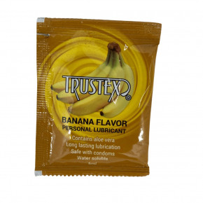 Trustex | Саше/Лубрикант на водной основе Trustex Banana со вкусом банана, 6 мл. Цена: 35 грн
