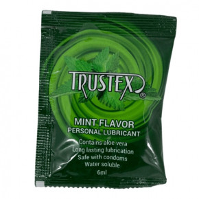 Trustex | Саше/Лубрикант на водной основе Trustex Mint со вкусом мяты, 6 мл. Цена: 35 грн