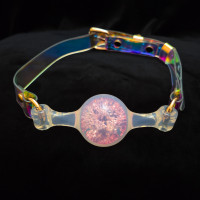 Кляп-шарик Gag with stone Pink