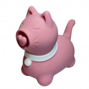 Стимулятор клитора с пульсацией UNIVIBE Котик, 5 режимов, розовый