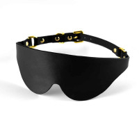 UPKO | Маска на глаза Blindfold UPKO c итальянской кожи, черная. Цена 3 995 грн