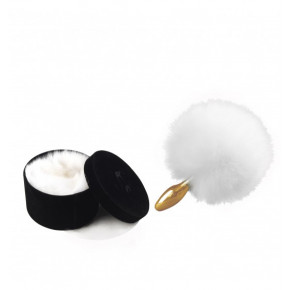 UPKO | Анаальная пробка Upko Rabbit Fur Bunny Tail Small Butt Plug. Ціна: 3295 грн