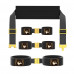 UPKO | Бондаж UPKO Clack Bondage Restraints Gear Black з наручниками, поножами та манжетами на стегна. Ціна 5595 грн. Фото: 1