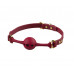 UPKO | Кляп шарик с отверстиями в виде сердца UPKO Desire for Mouth Bondage Collection, красный. Цена 2 595 грн. Фото: 2