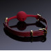 UPKO | Кляп шарик с отверстиями в виде сердца UPKO Desire for Mouth Bondage Collection, красный. Цена 2 595 грн. Фото: 1