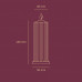 UPKO | Свеча низкотемпературная красная Low temperature wax candle 150г. Цена 1 299 грн. Фото: 5