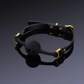 UPKO | Кляп шарик с отверстиями в виде сердца UPKO Desire for Mouth Bondage Collection, черный. Ціна: 2595 грн