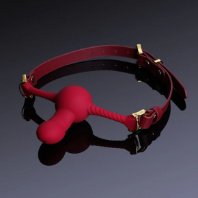 UPKO | Кляп с фиксатором в форме дилдо UPKO Desire for Mouth Bondage Collection-Dildo, красный. Ціна: 2595 грн
