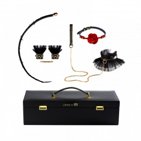 UPKO | Королевский набор из итальянской кожи UPKO в чемодане Luxurious & Romantic Kit, 5 предметов. Цена: 19 500 грн