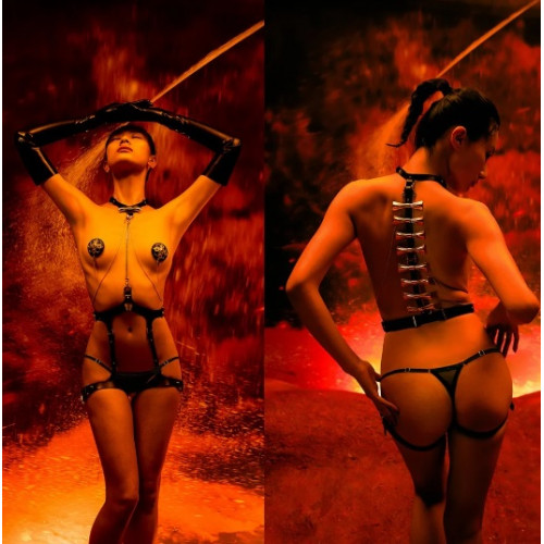 UPKO | Набор БДСМ из сбруи и пестисов Butterfly UPKO, итальянская кожа, позолота 24К. Цена: 34 995 грн UPKO | Набор БДСМ из сбруи и пестисов Butterfly UPKO, итальянская кожа, позолота 24К. Цена: 34 995 грн