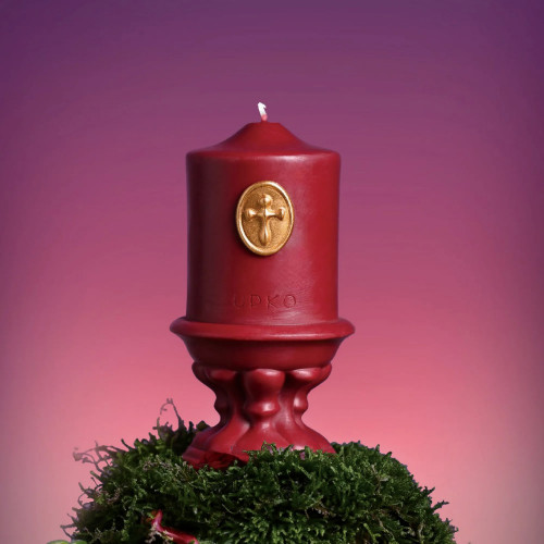 UPKO | Низкотемпературная восковая свеча UPKO DREAMING of GARDEN, красная. Ціна 1765 грн