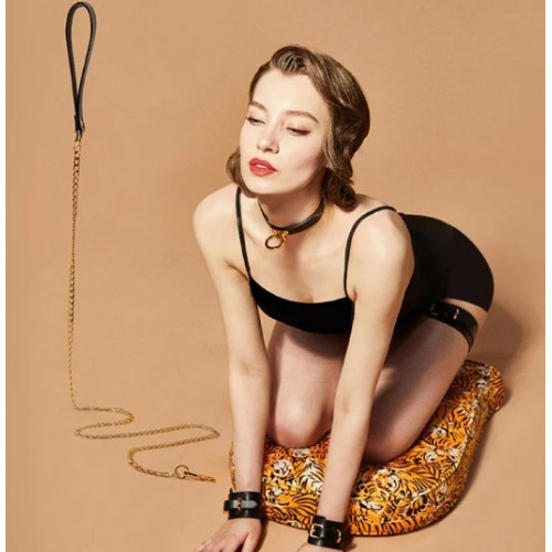 UPKO | Поводок, итальянская кожа, с металлической цепью, Leather Cosplay Leash UPKO. Цена 2 295 грн UPKO | Поводок, итальянская кожа, с металлической цепью, Leather Cosplay Leash UPKO. Цена 2 295 грн