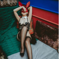 UPKO | Сексуальный костюм зайки Bunny Girl Bodysuit Set UPKO, S. Ціна 3950 грн