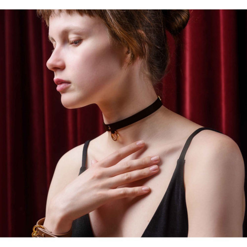 UPKO | Тонкий ошейник (чокер) из итальянской кожи, черного цвета, Thin UPKO. Цена 2 195 грн UPKO | Тонкий ошейник (чокер) из итальянской кожи, черного цвета, Thin UPKO. Цена 2 195 грн