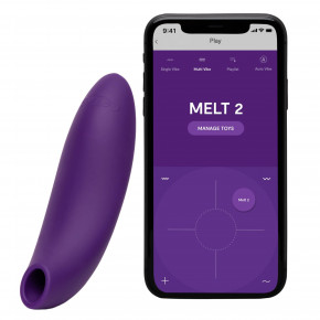 We-vibe | Клиторальный вакуумный смарт-стимулятор We-Vibe Melt 2 фиолетовый. Ціна: 7700 грн