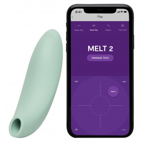 We-vibe | Клиторальный вакуумный смарт-стимулятор We-Vibe Melt 2 мятный. Ціна: 7700 грн