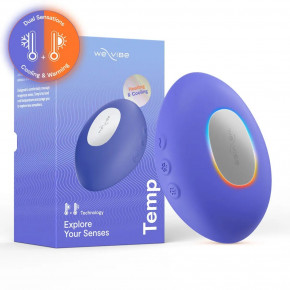We-vibe | Клиторальный вибратор We-Vibe Temp Lavender Blue с функцией нагрева и охлаждения, синий. Цена: 4 150 грн