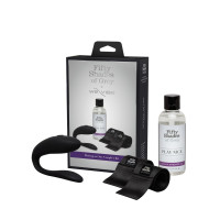 Fifty Shades of Grey | Набор с парным вибратором Sync Lite We-Vibe и Moving As One от Fifty Shades of Grey, черный. Цена 4 095 грн