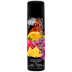 Wet | Розігріваючий їстівний лубрикант 4в 1 Wet Fun Passion Gleitgel (фрукти) 89 мл. Ціна: 750 грн