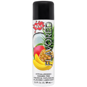 Съедобный Лубрикант Wet Flavored Tropical Fruit Explosion (вкус тропик) 89 мл