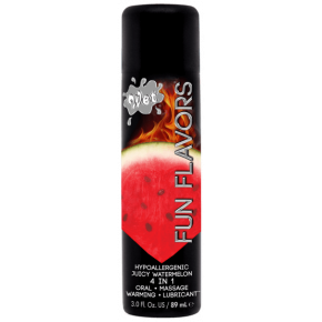 Wet | Розігріваючий їстівний лубрикант 4 в 1 Wet Fun Flavors кавун 89 мл. Ціна: 750 грн