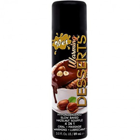 Wet | Їстівний Лубрикант 4 В 1 Wet Warming Desserts Slow Baked Hazelnut Souffle ( Смак Суфле Та Лісового Горіха 89Ml. Ціна: 750 грн